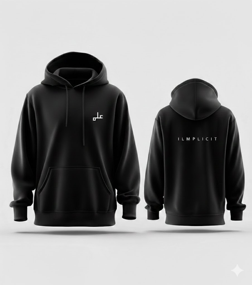 Ilmplicit Core Hoodie — Black