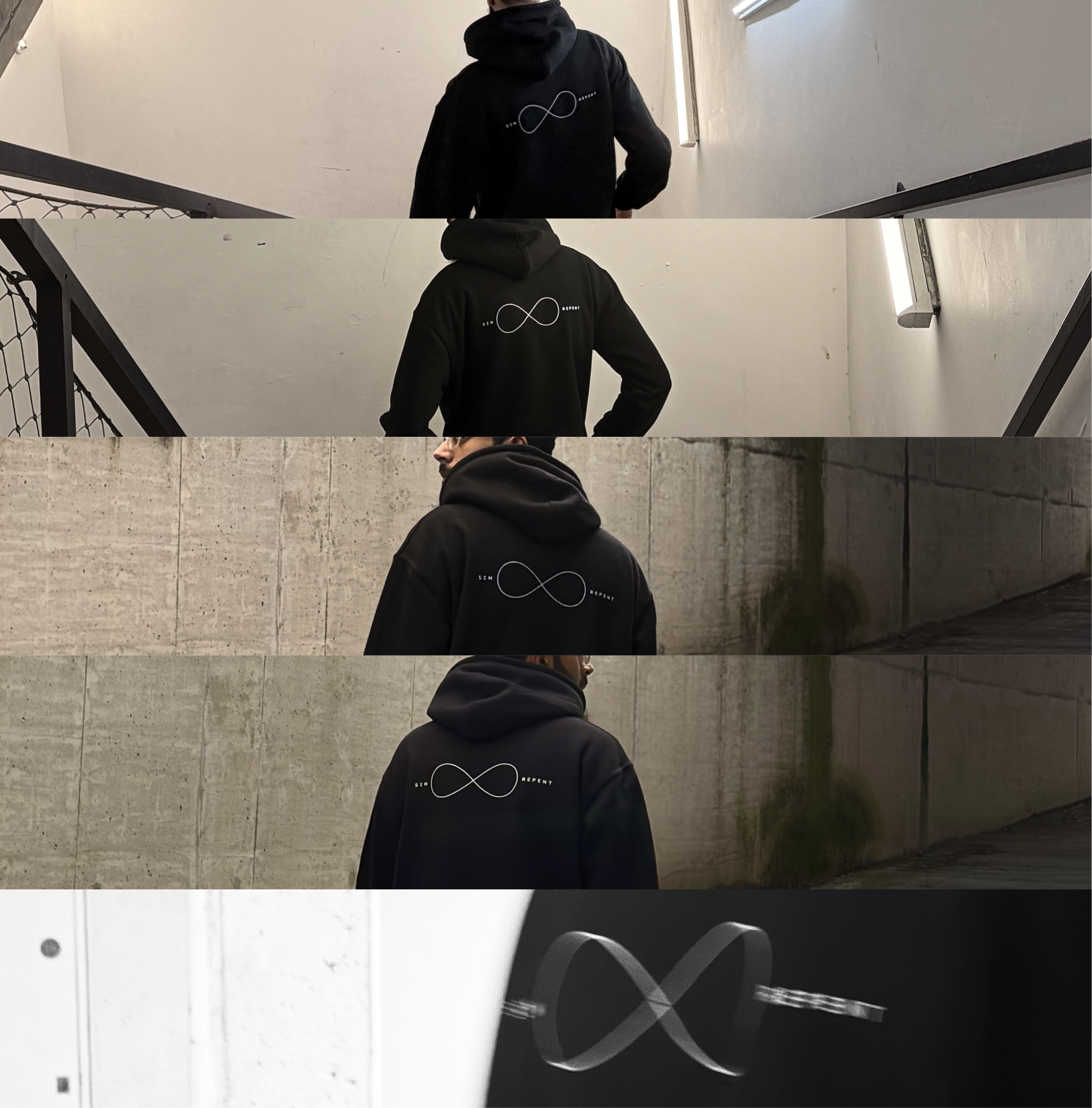 Sin & Repent Hoodie — Black