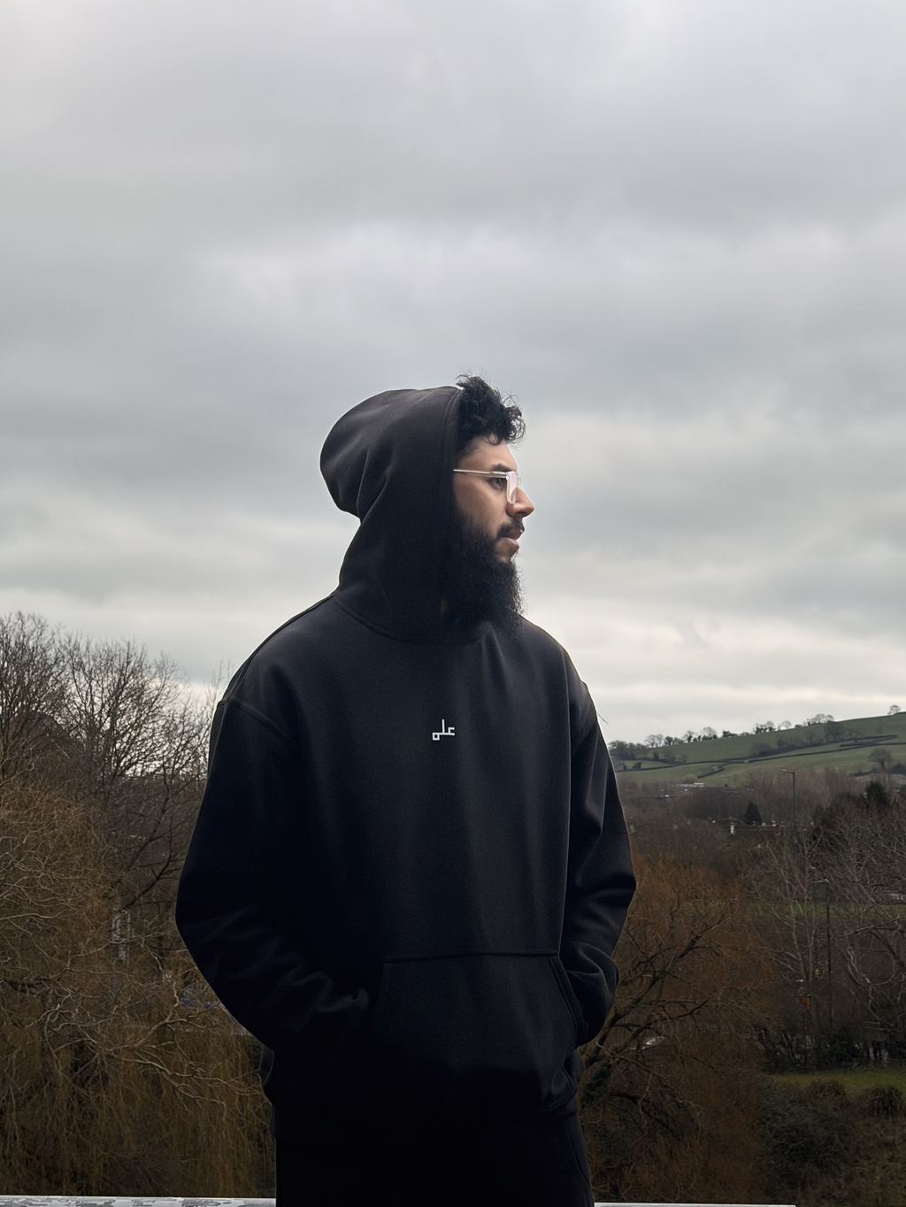 Five Pillars Hoodie — Black
