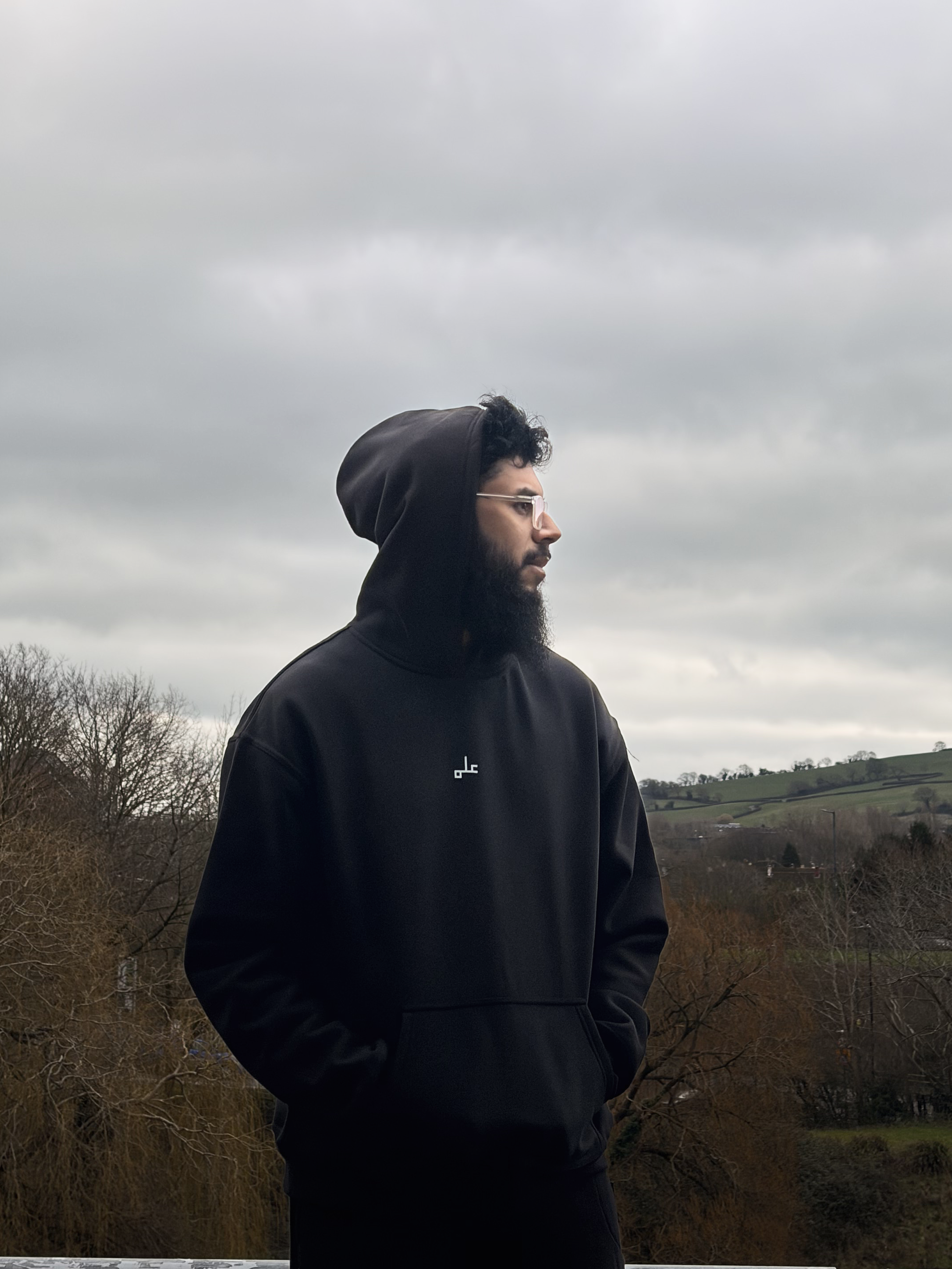 Five Pillars Hoodie — Black