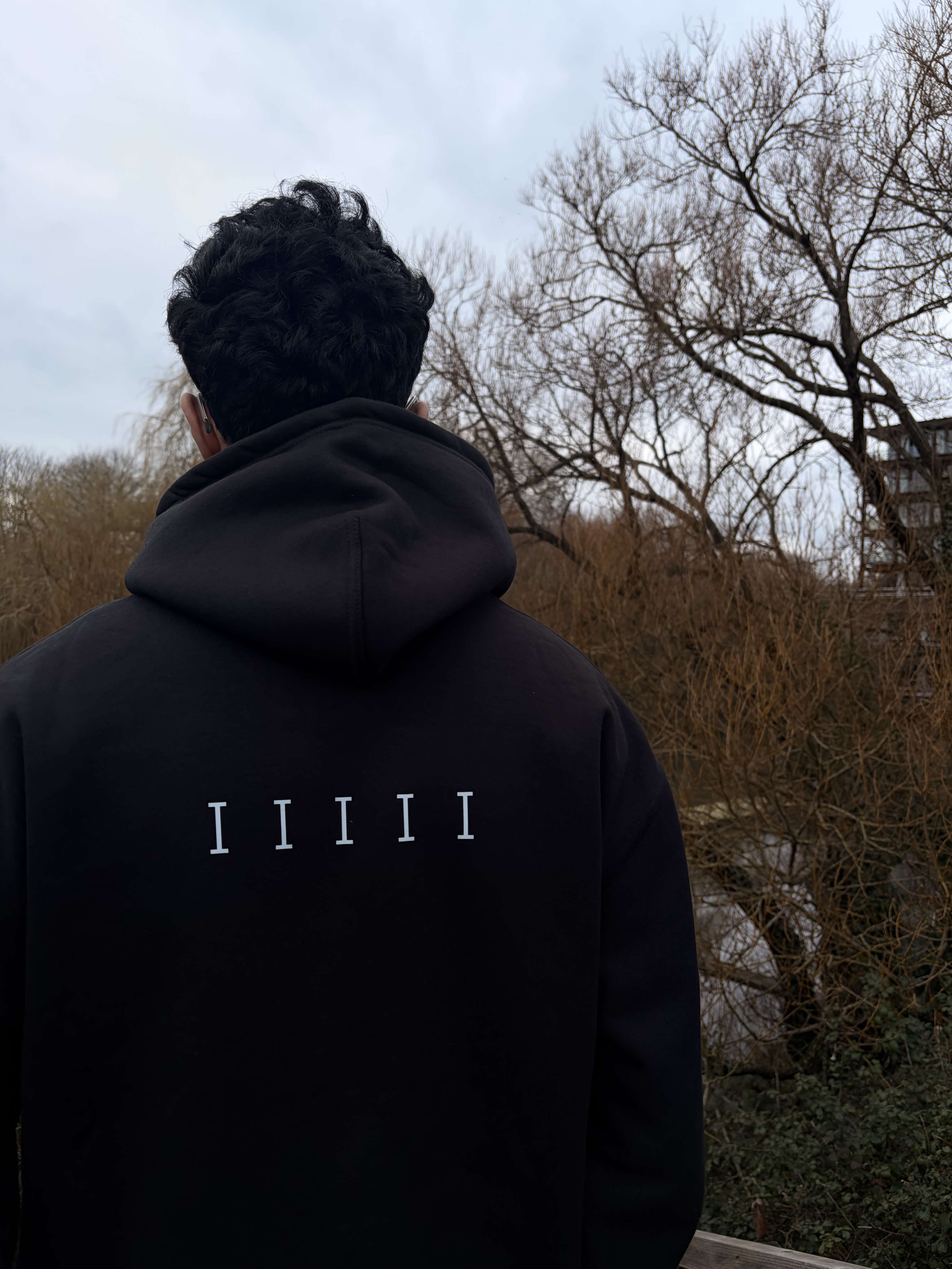 Five Pillars Hoodie — Black