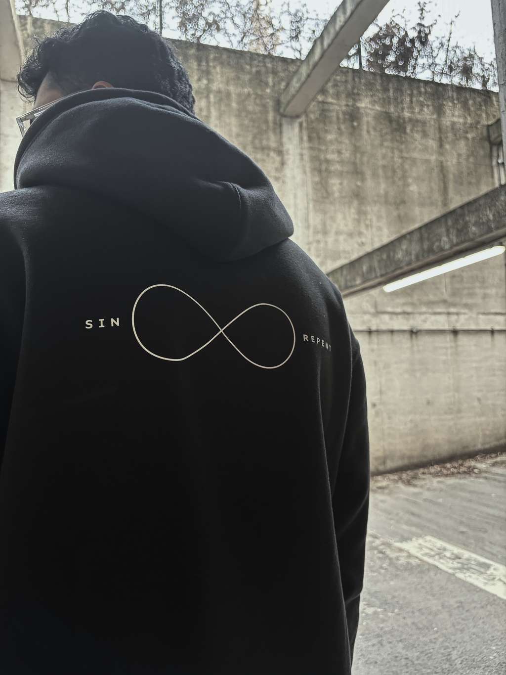 Sin & Repent Hoodie — Black