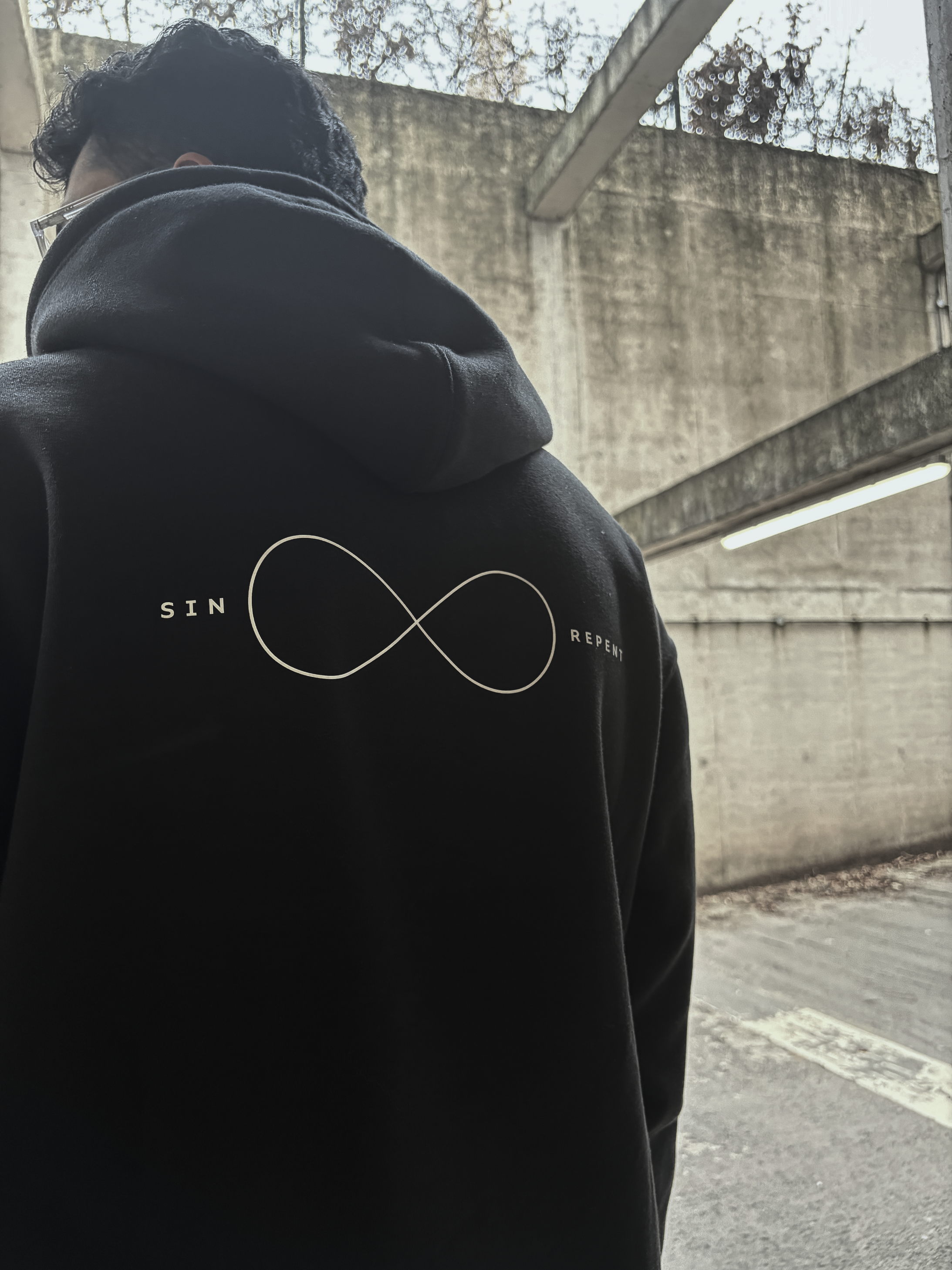 Sin & Repent Hoodie — Black